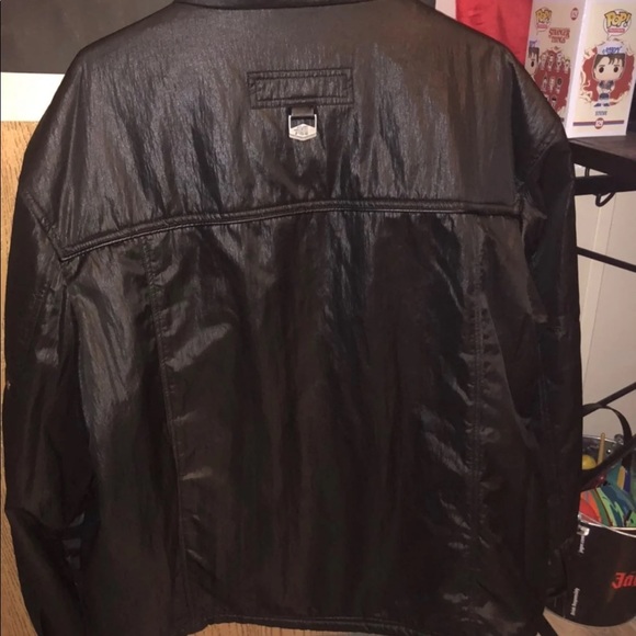 Mecca USA Faux Leather Jacket Vintage - Picture 2 of 3
